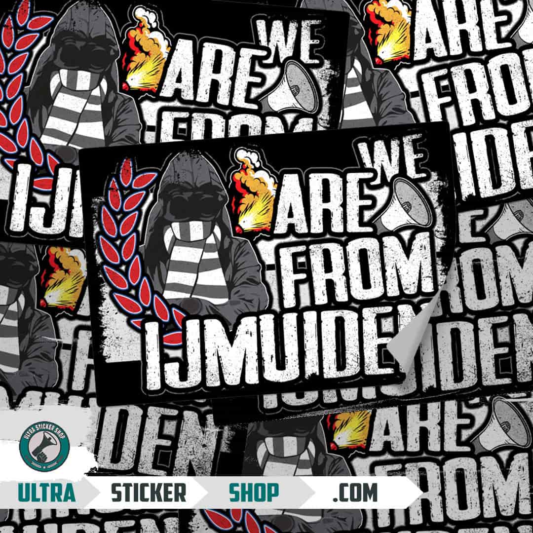 We are from IJmuiden Stickers