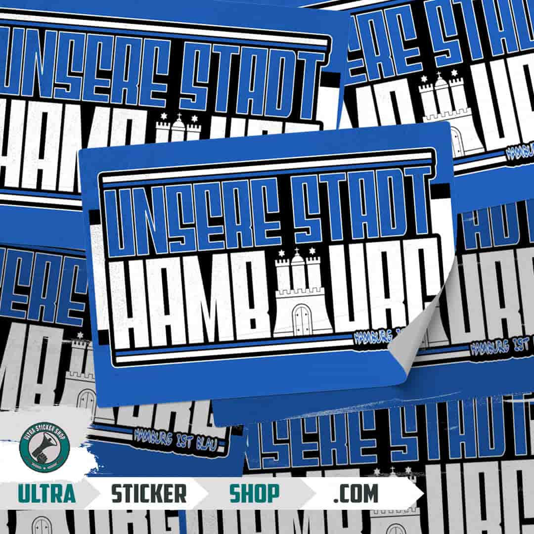 Unsere Stadt Hamburg Stickers