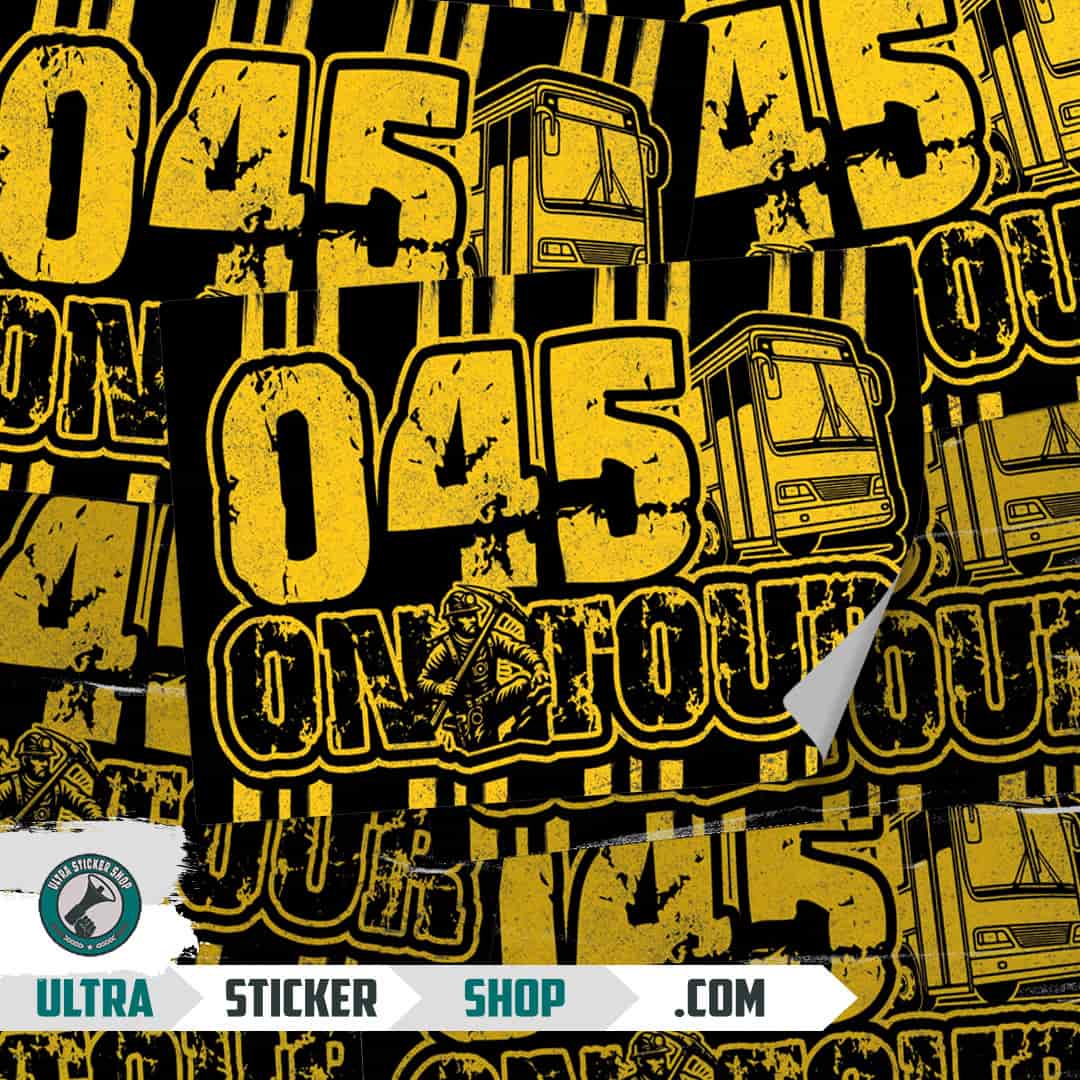 045 on tour Stickers