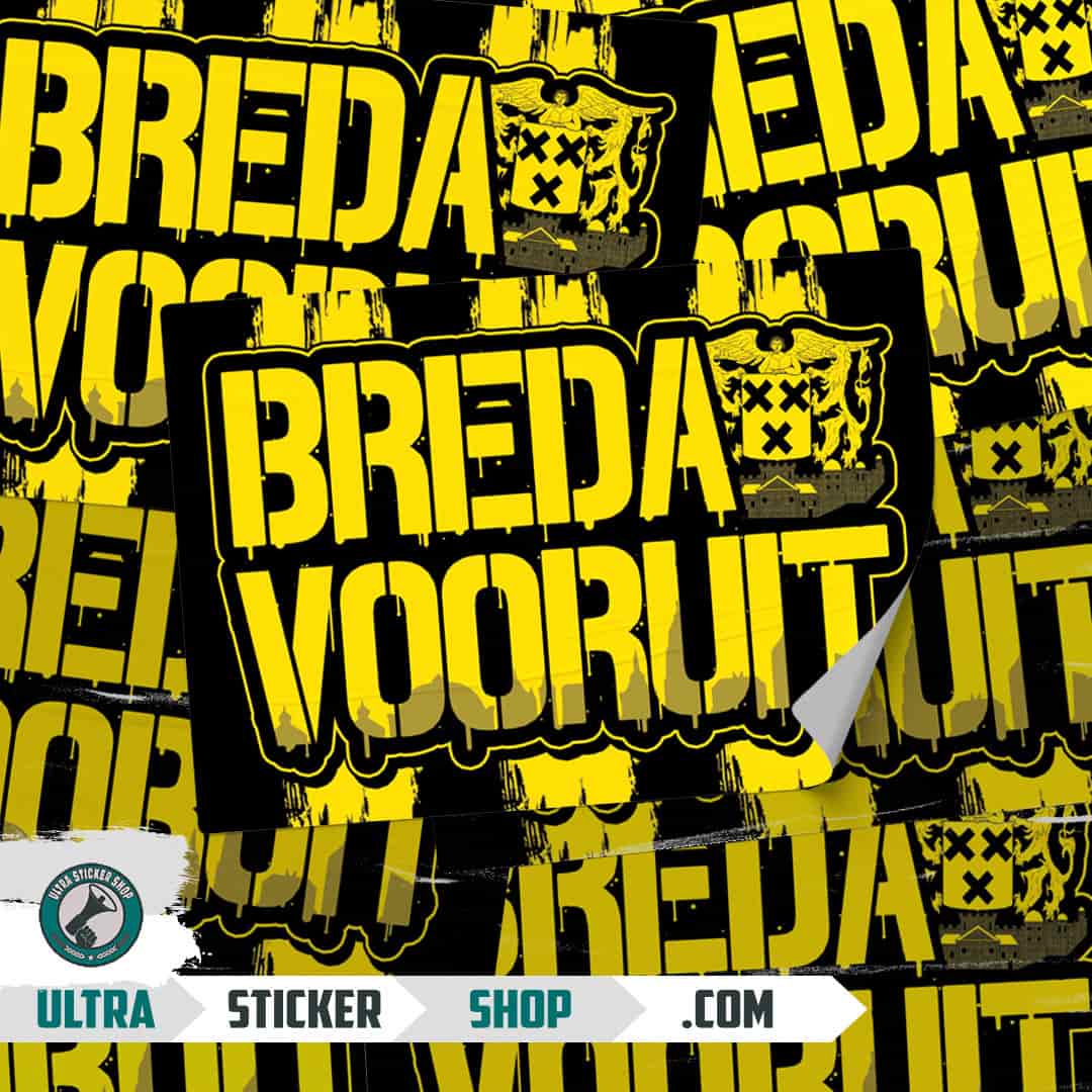 Breda vooruit Stickers