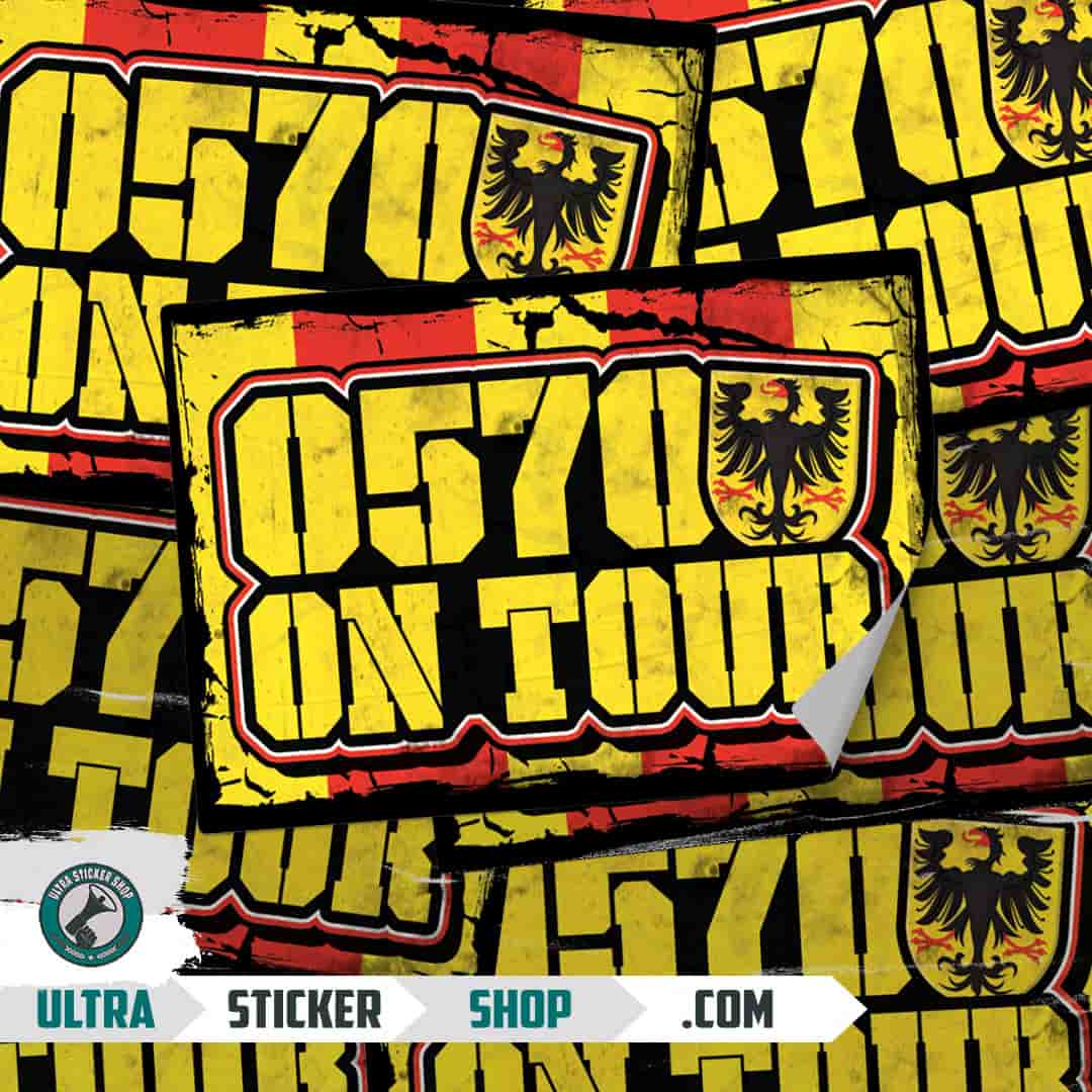 0570 On tour Stickers