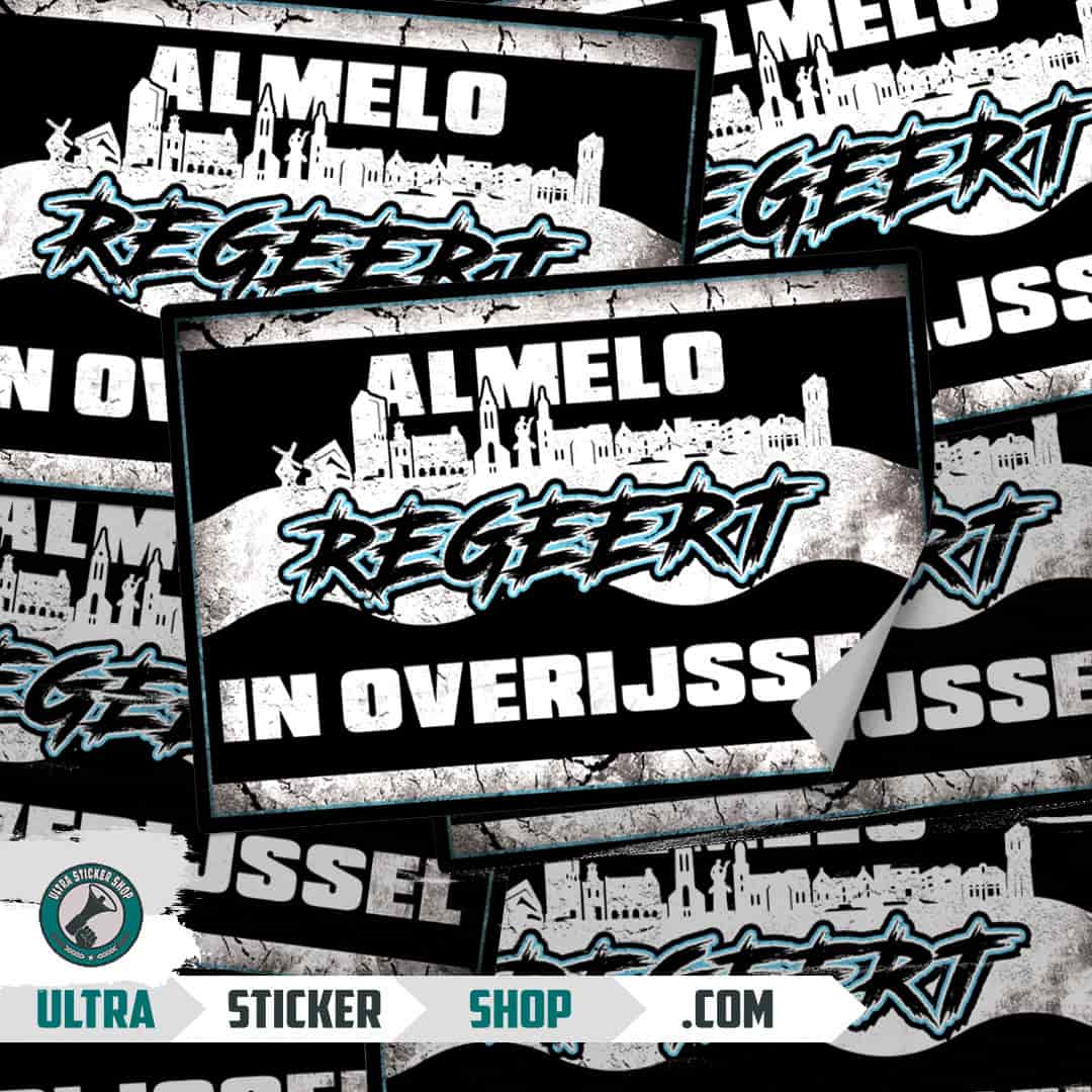 Almelo Regeert in Overijssel Stickers