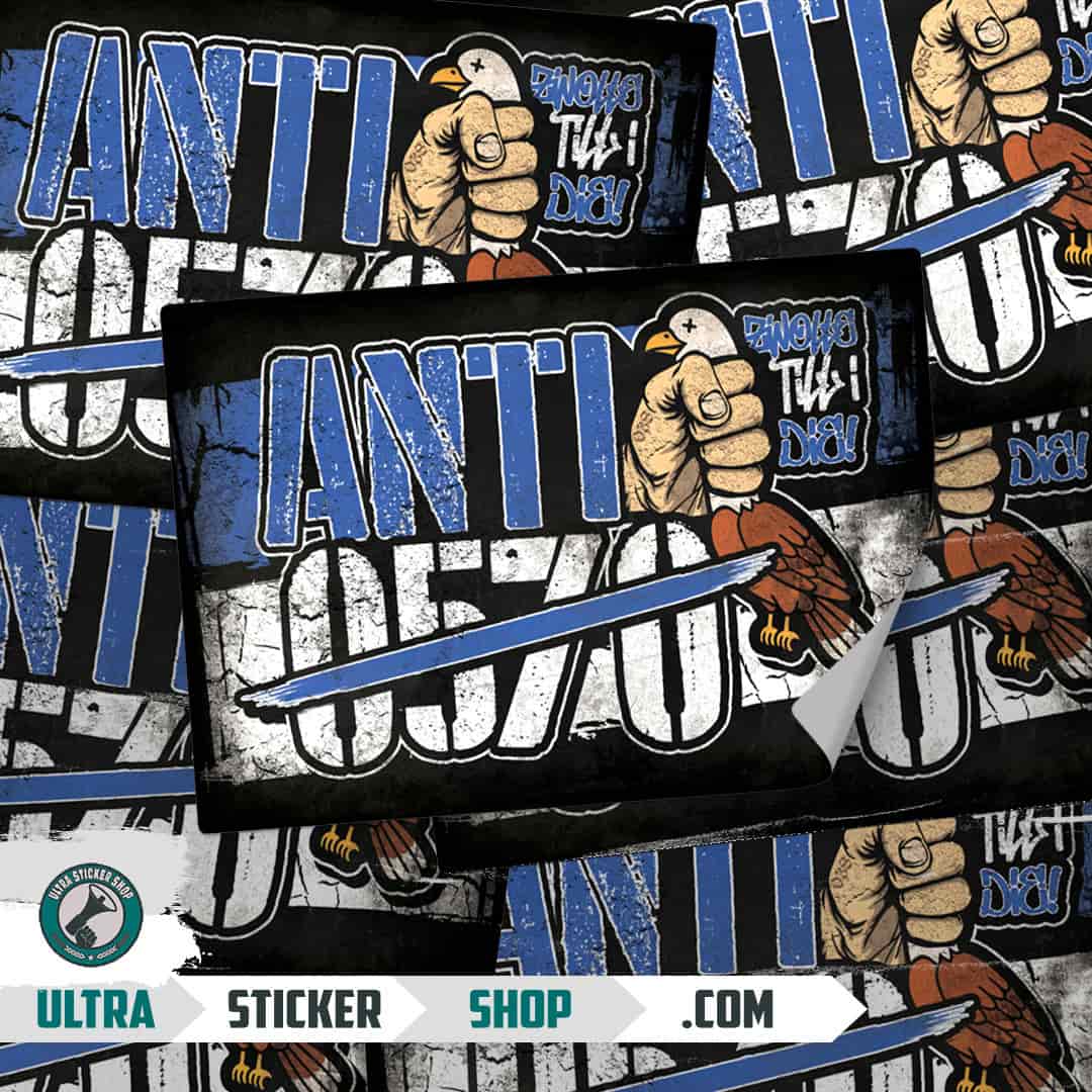 Anti 0570 Zwolle Till I Die Stickers