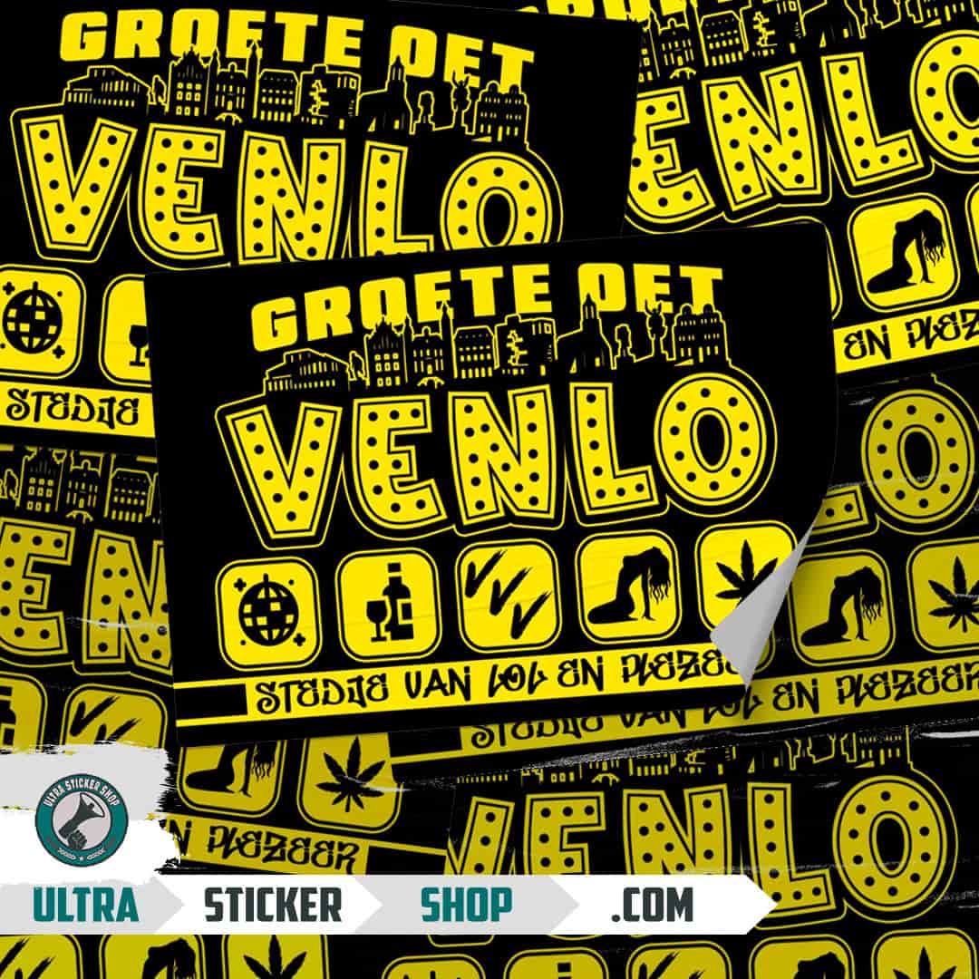 Groete oet Venlo Stickers