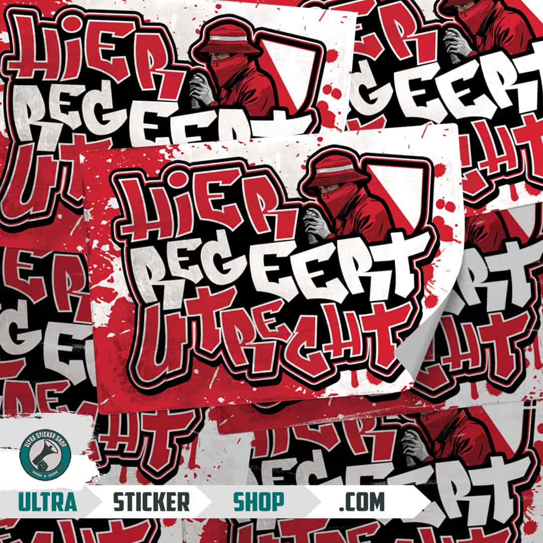 Hier regeert Utrecht Stickers