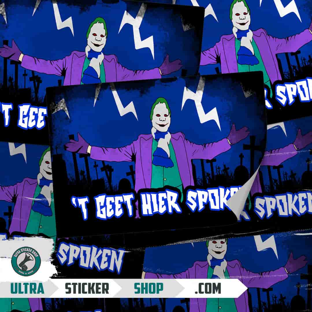 't geet hier spoken Stickers