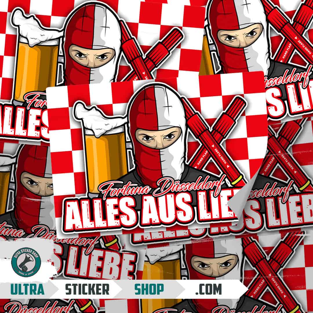 Alles aus liebe Fortuna Düsseldorf Stickers