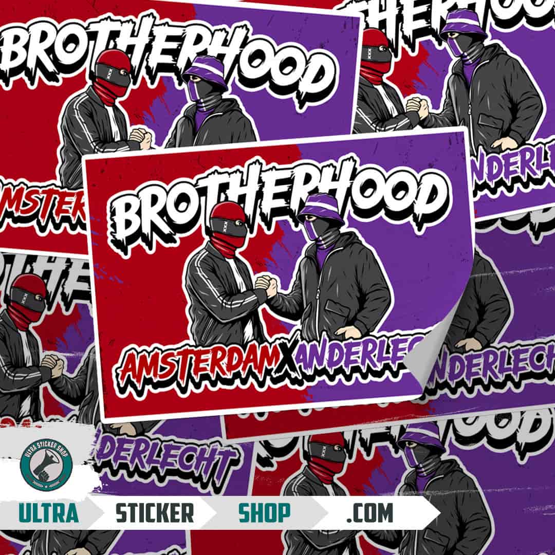 Brotherhood Amsterdam X Anderlecht Stickers