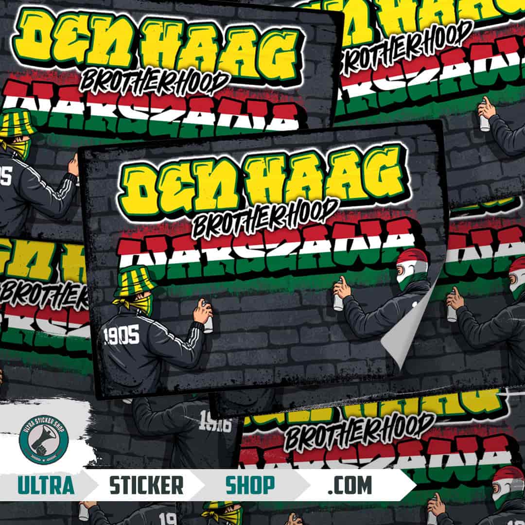Den Haag brotherhood Warszawa Stickers
