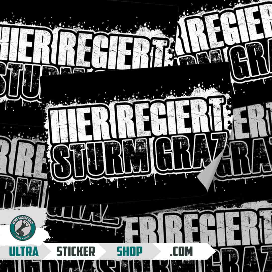 Hier Regiert Sturm Graz Stickers