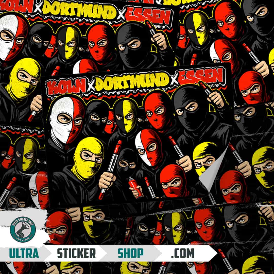 Köln Dortmund Essen Stickers