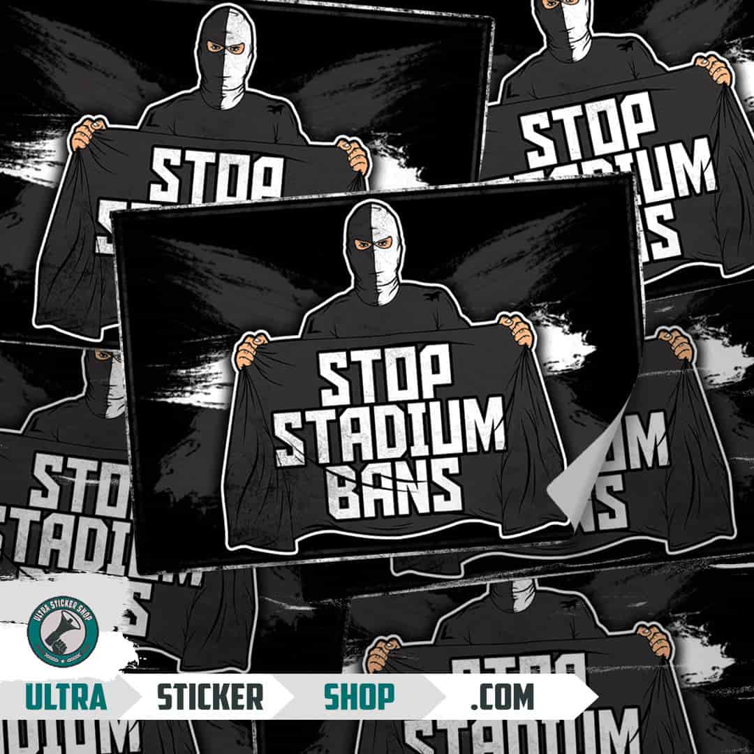 Stop stadium bans Stickers