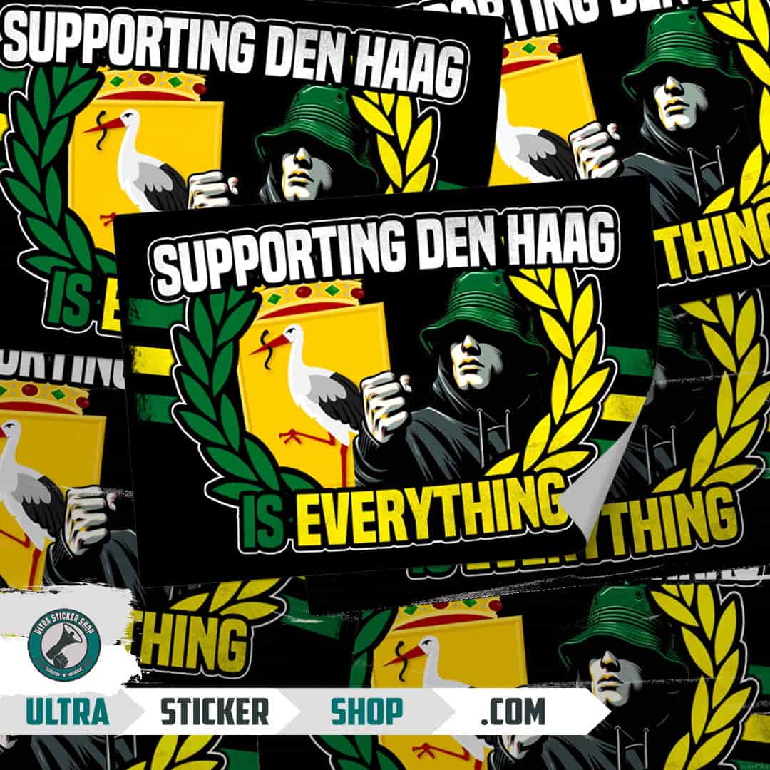 Supporting Den Haag is everything Stickers