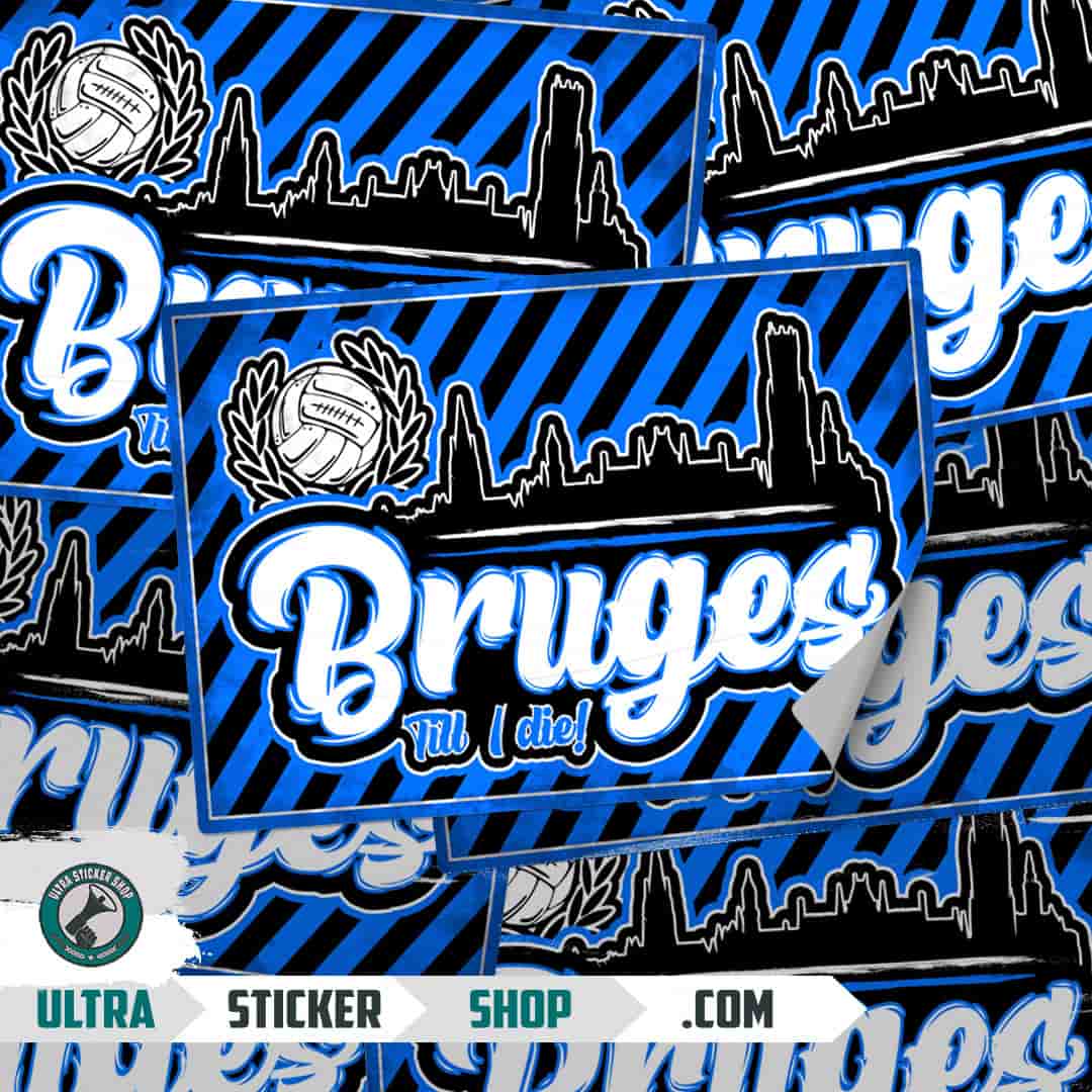 Bruges Till I die Stickers