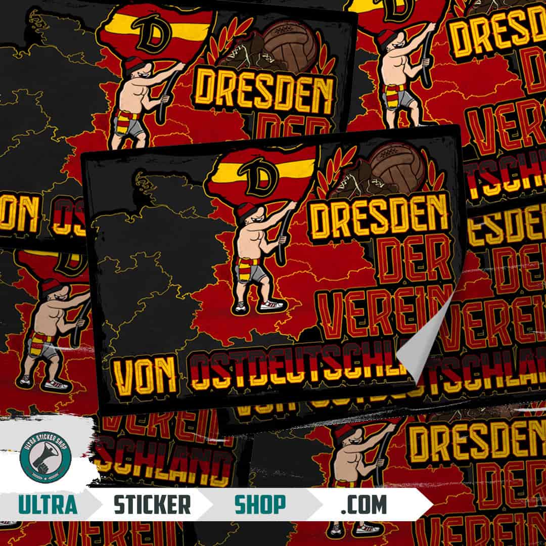 Dresden Der verein von Ostdeutschland Stickers
