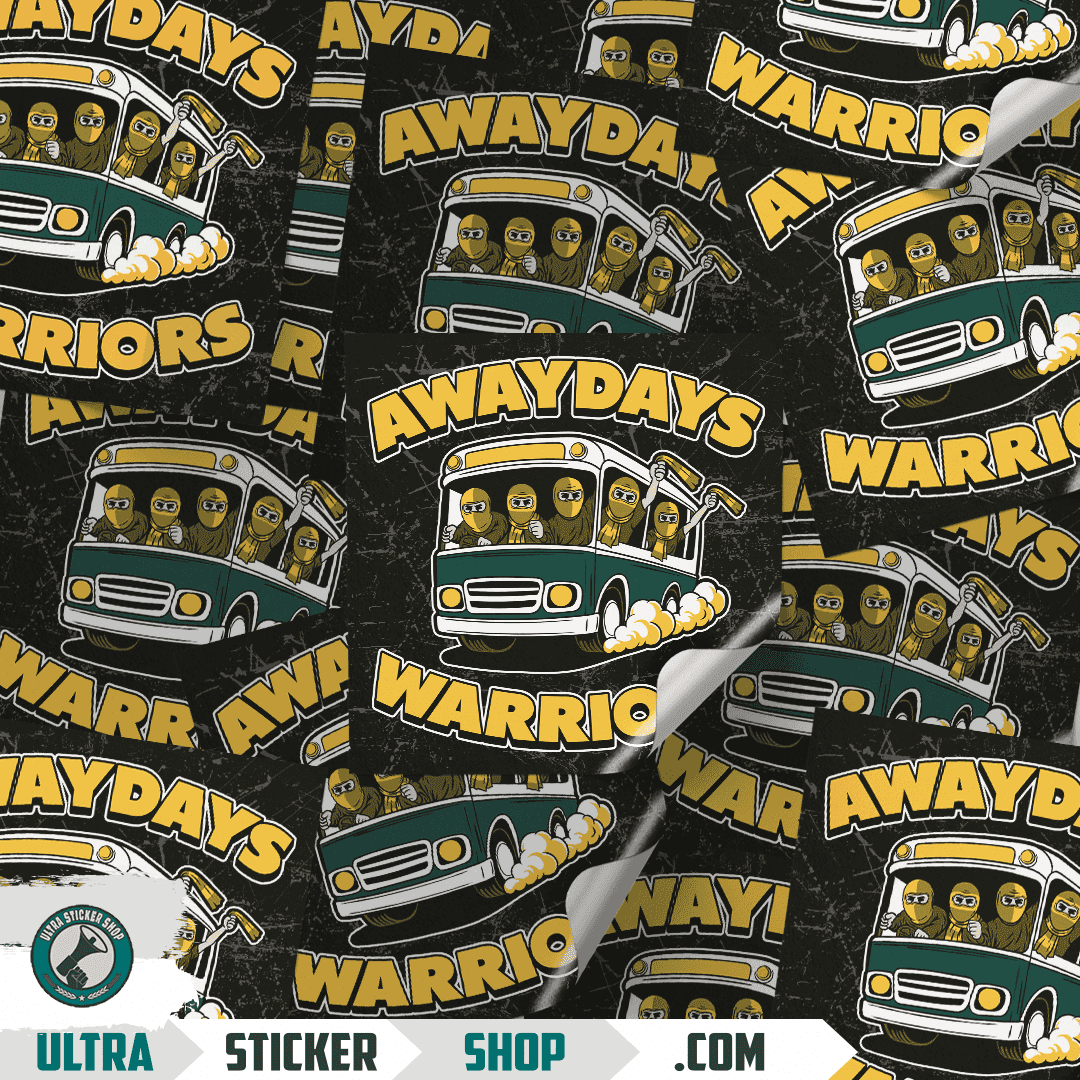 AwayDays Warriors Stickers