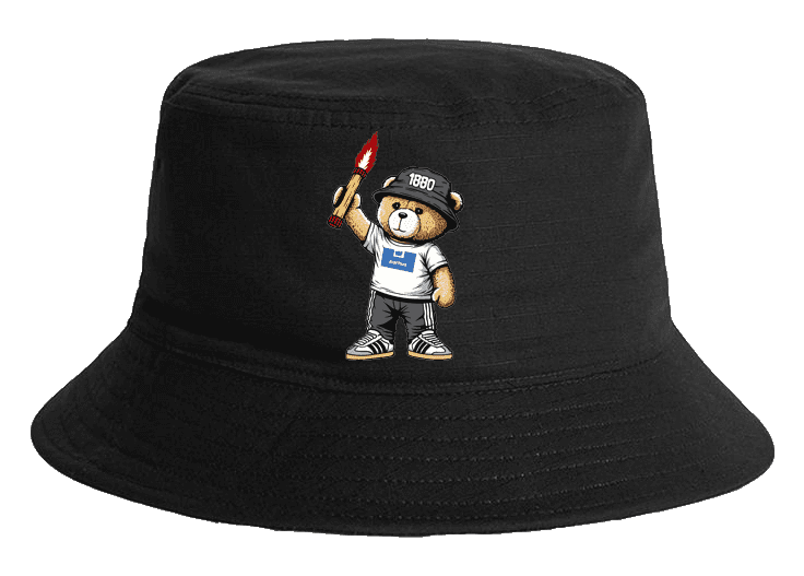 Aarhus 1880 bear Bucket Hat
