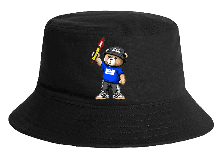 Aarhus 2002 bear Bucket Hat