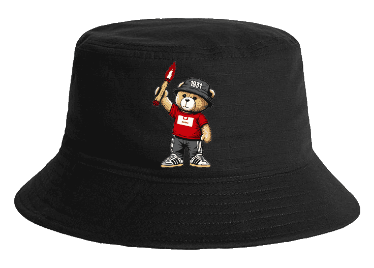 Reims 1931 bear Bucket Hat