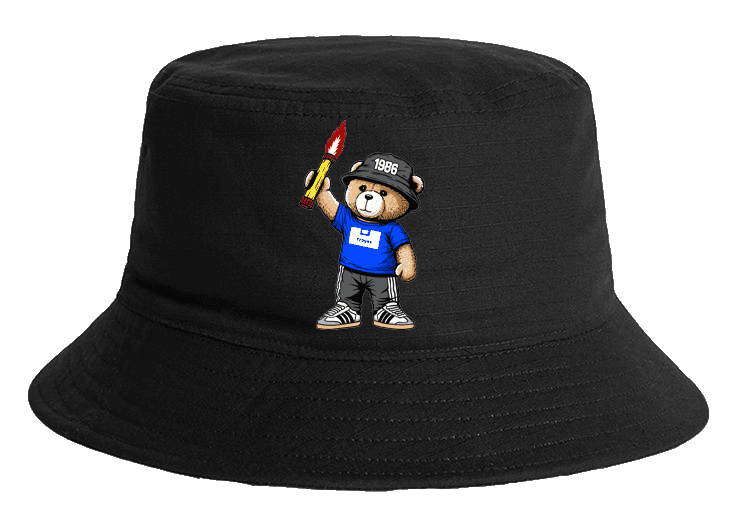 Troyes 1986 bear Bucket Hat