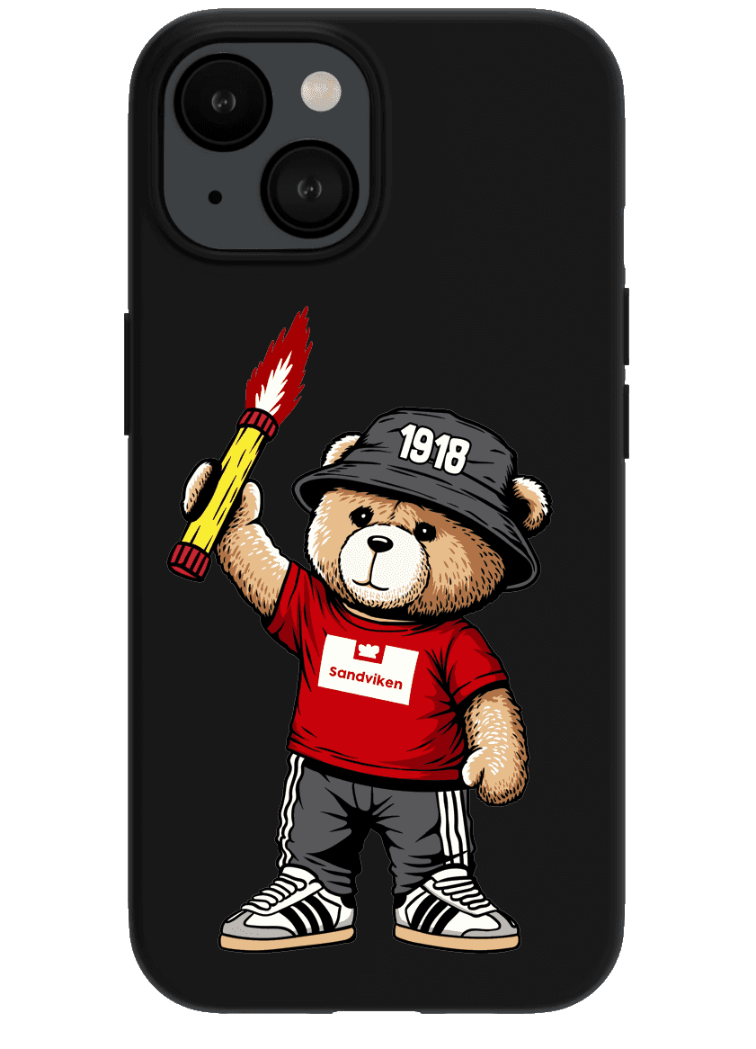 Sandviken 1918 bear Iphone Case