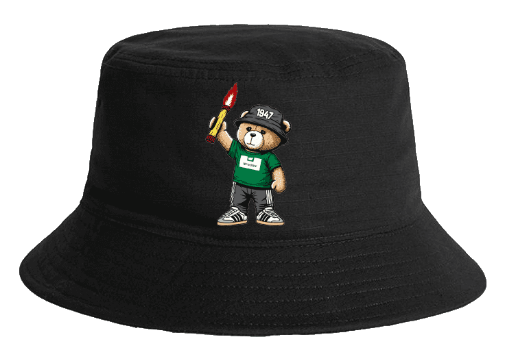 Wrocław 1947 bear Bucket Hat