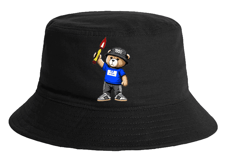 Kraków 1950 bear Bucket Hat