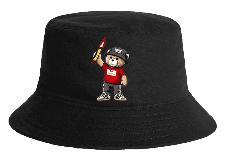 Jakobstad 1965 bear Bucket Hat