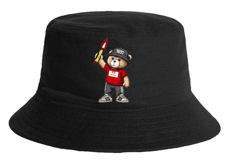 Girona 1930 bear Bucket Hat