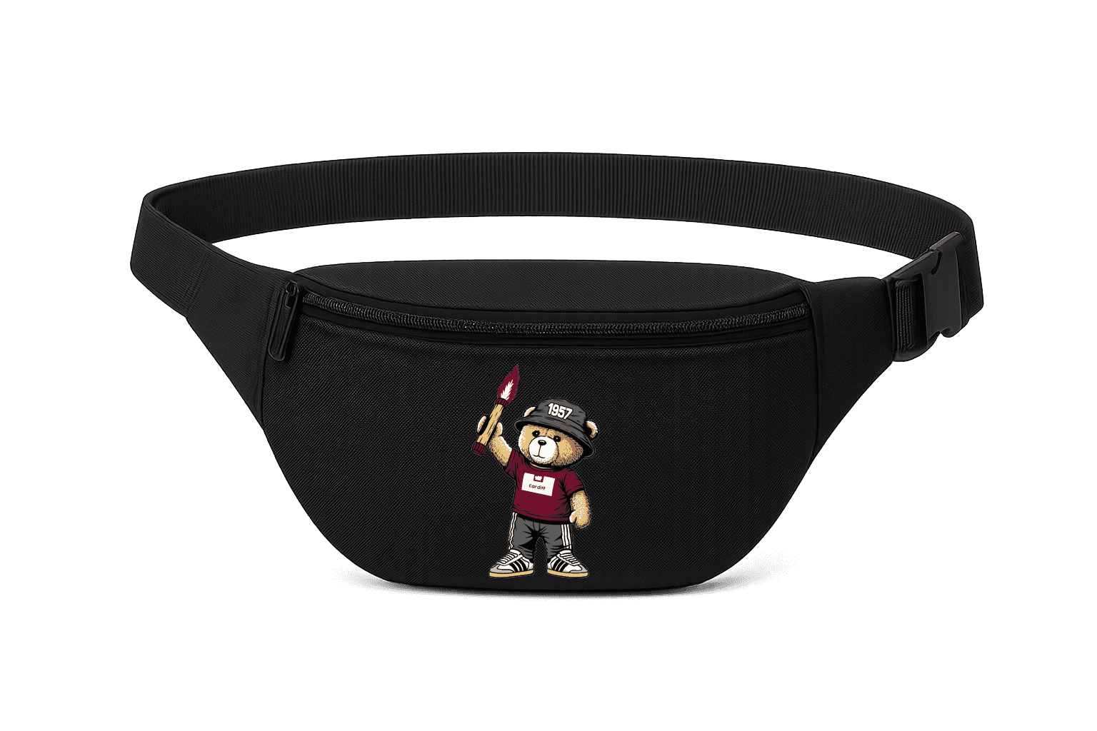 Cardiff 1957 bear Fanny Pack