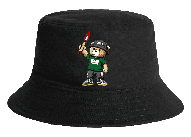 Kaunas 1944 bear Bucket Hat