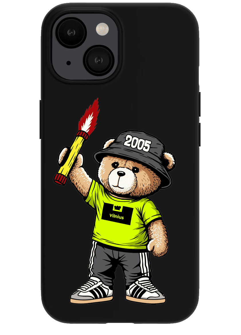 Vilnius 2005 bear Iphone Case