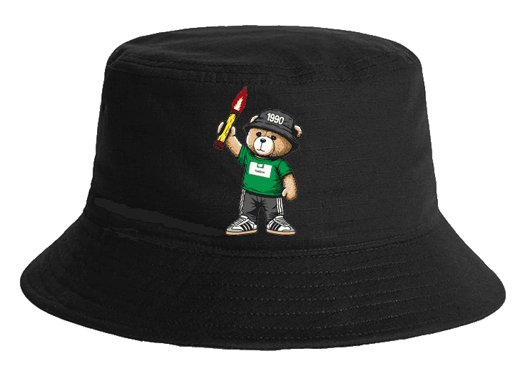 Tallinn 1990 bear Bucket Hat