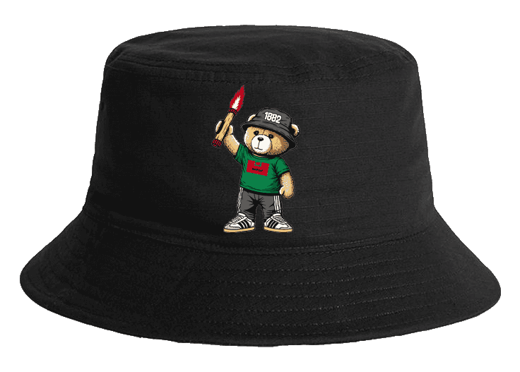 Belfast 1882 bear Bucket Hat