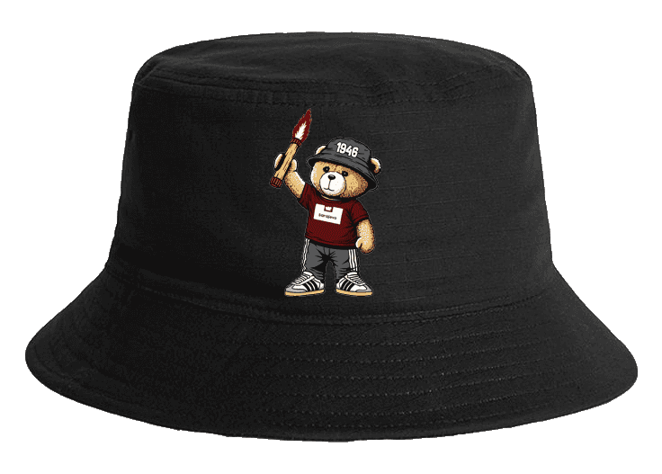Sarajevo 1946 bear Bucket Hat