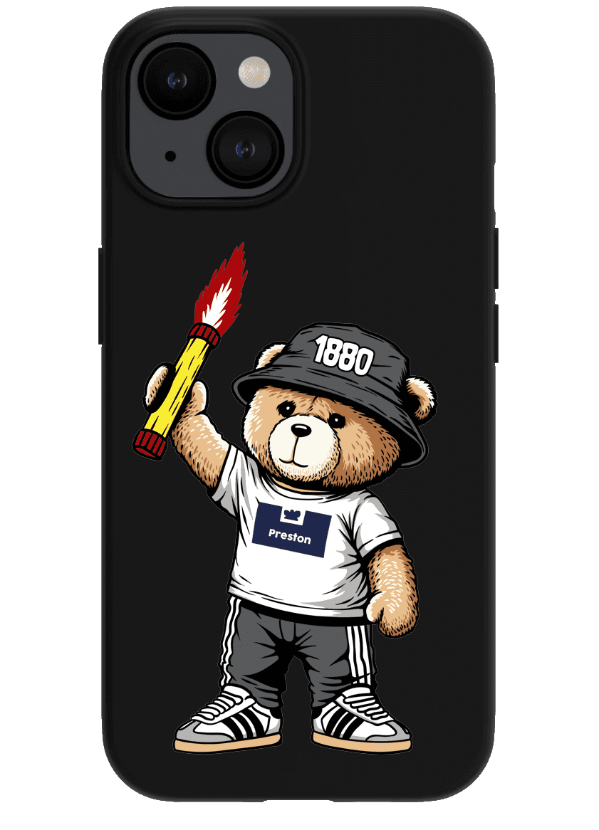 Preston 1880 bear Iphone Case