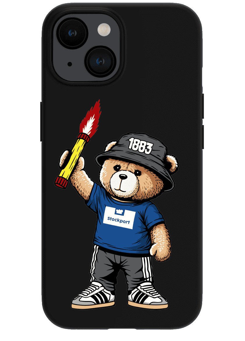 Stockport 1883 bear Iphone Case
