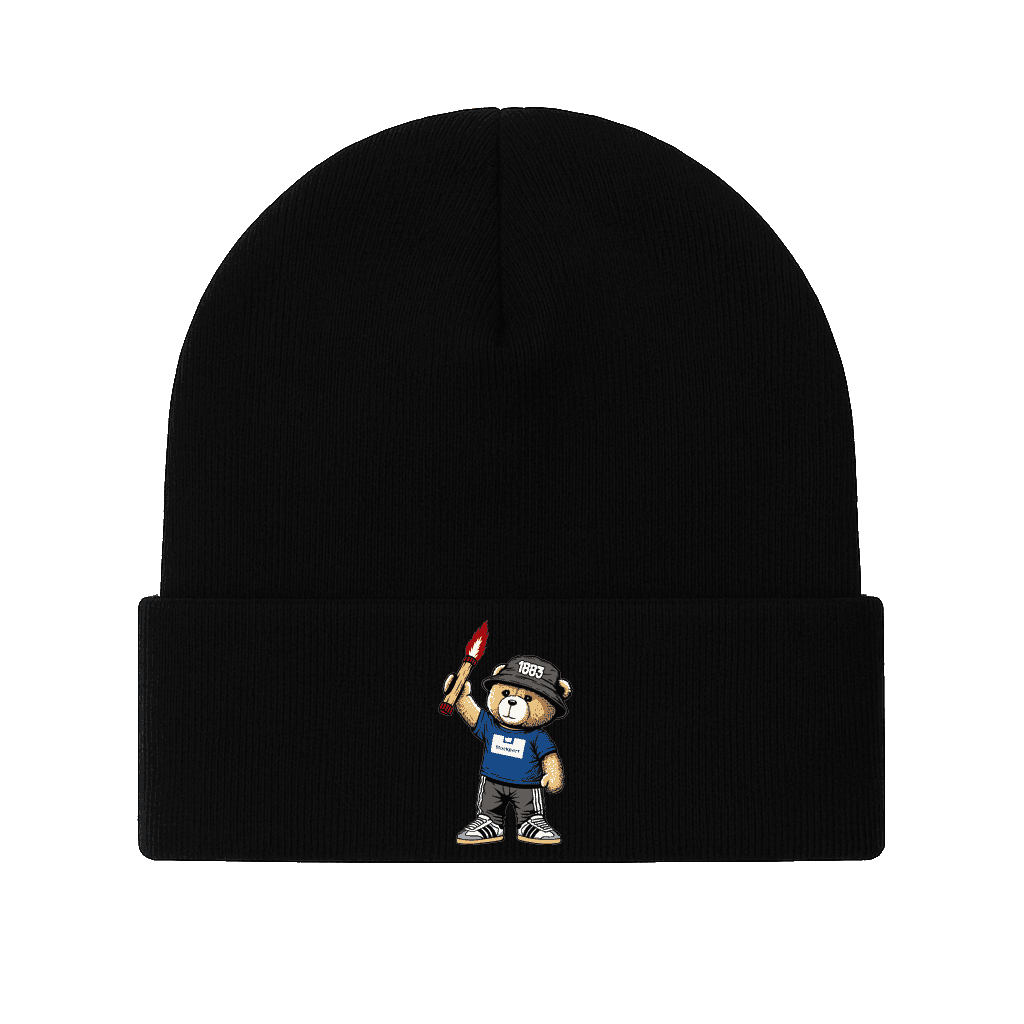 Stockport 1883 bear Beanie
