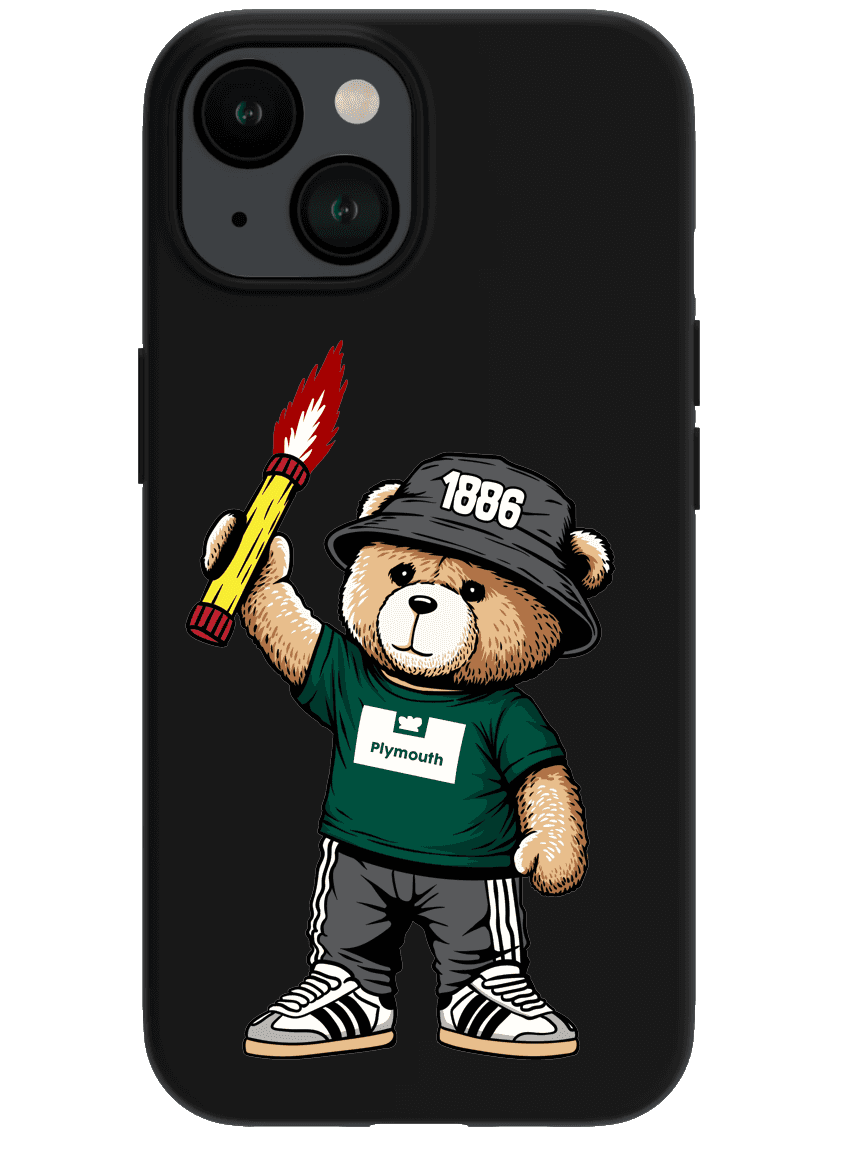 Plymouth 1886 bear Iphone Case