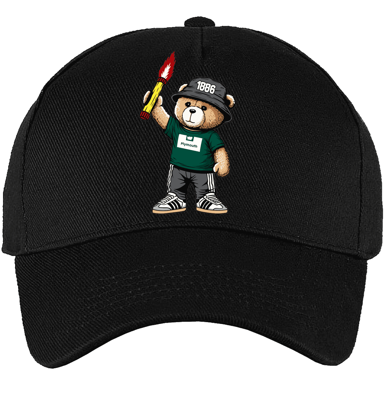 Plymouth 1886 bear Cap