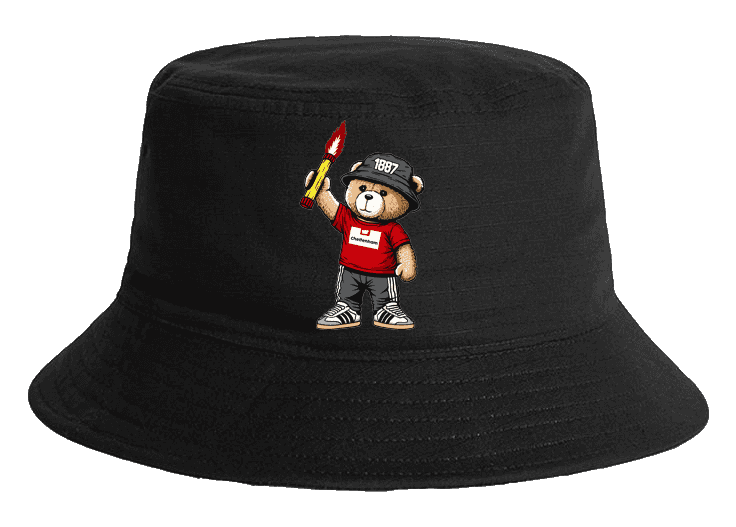 Cheltenham 1887 bear Bucket Hat