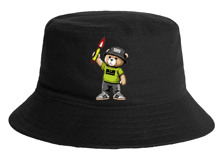 Nailsworth 1889 bear Bucket Hat