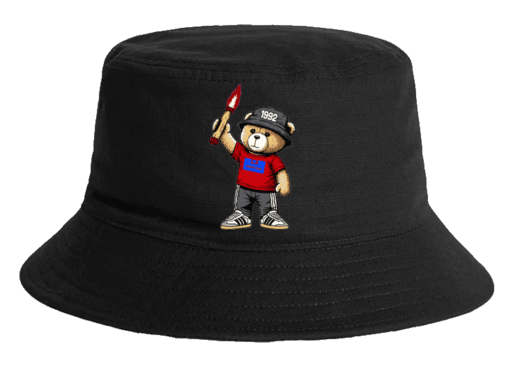 Aldershot 1992 bear Bucket Hat
