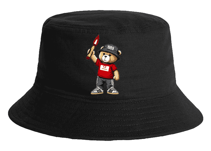 Alfreton 1959 bear Bucket Hat