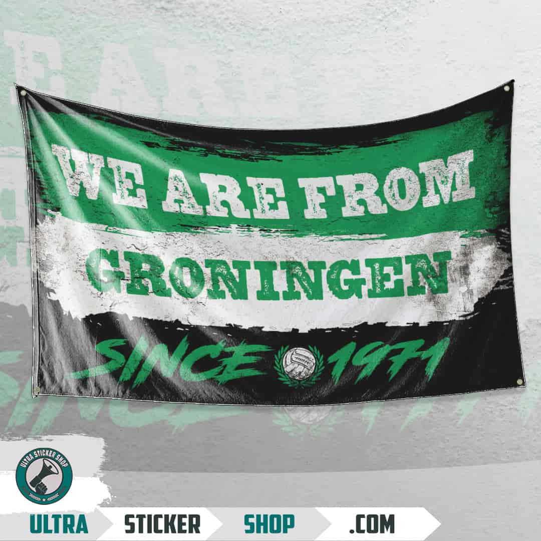 We are from Groningen since 1971 Flag