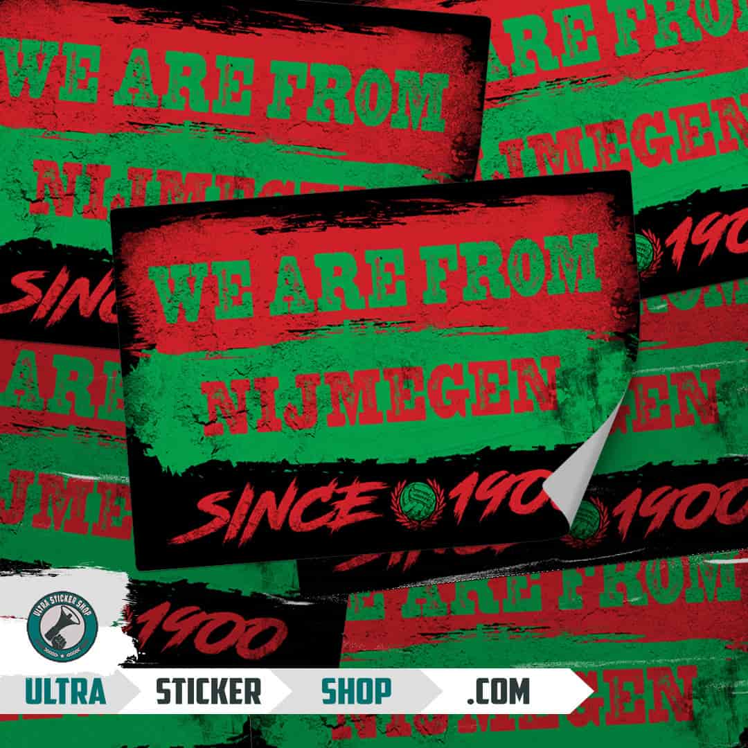 We are from Nijmegen since 1900 Stickers