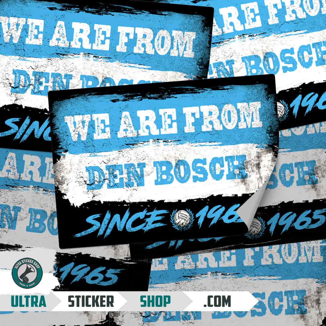 We are from Den Bosch since 1965 Stickers