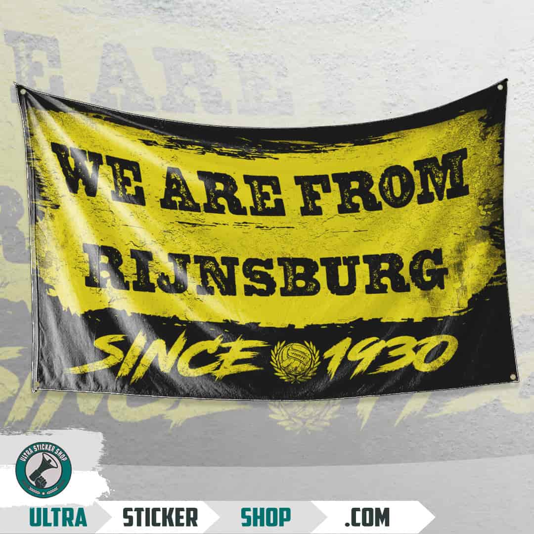 We are from Rijnsburg since 1930 Flag