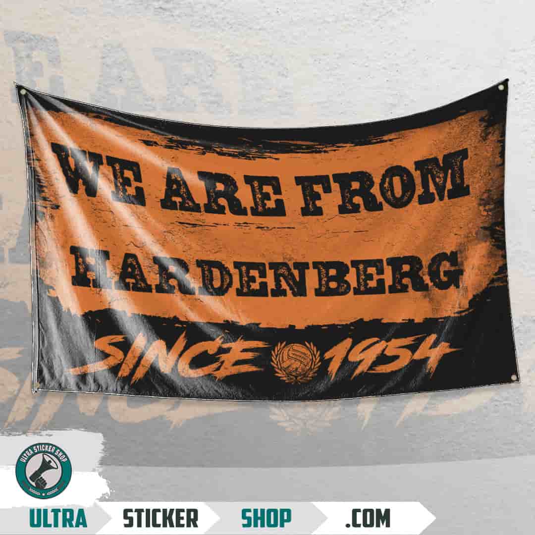 We are from Hardenberg since 1954 Flag