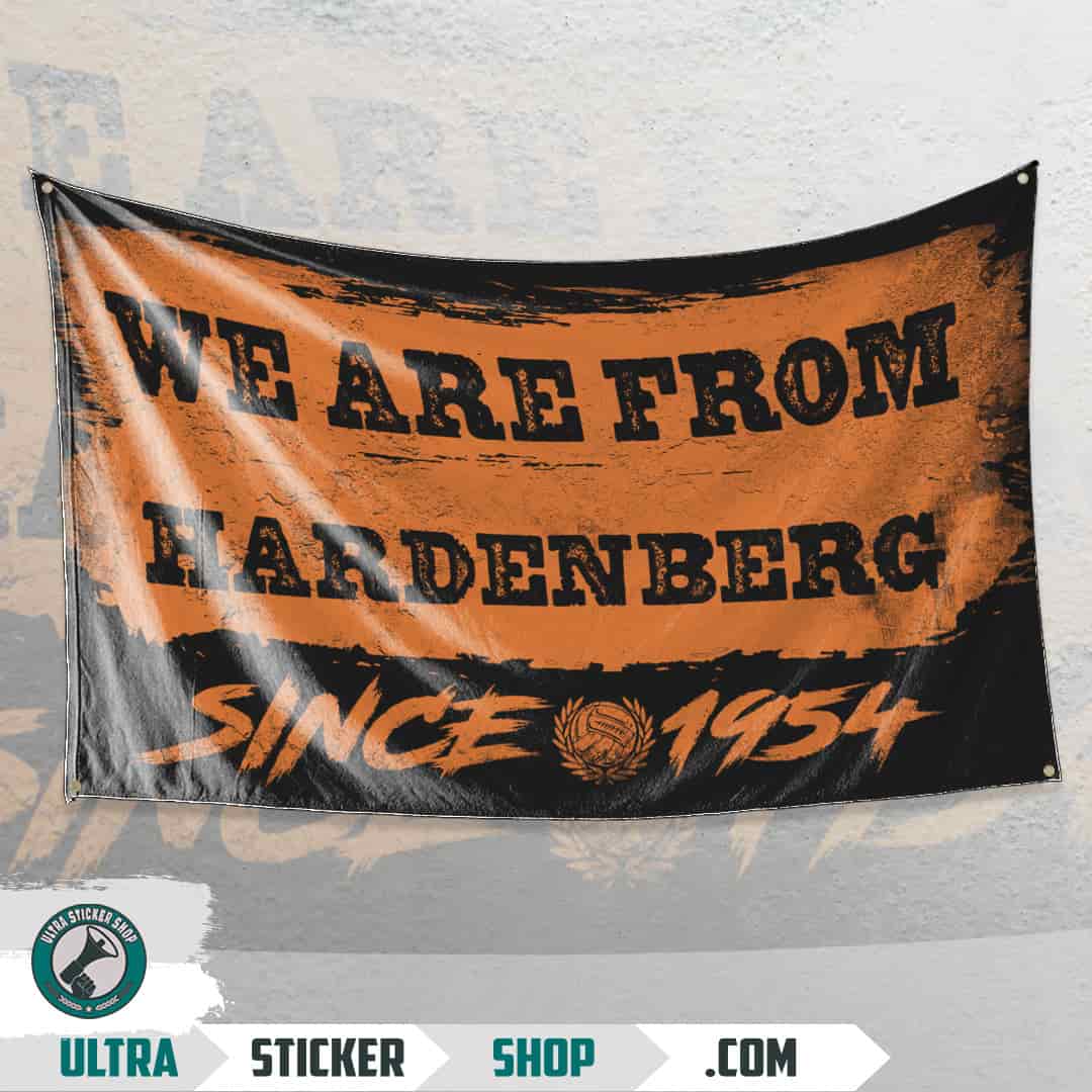 We are from Hardenberg since 1954 Flag